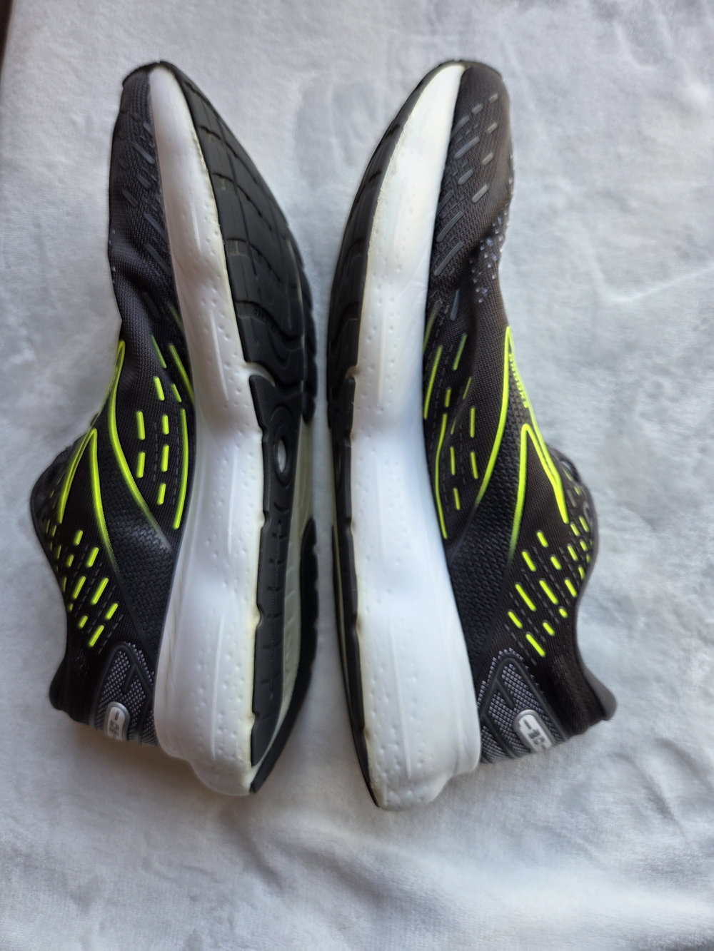 Brooks Glycerin 20 Running Shoes Gray Lime Men’s Size 10.5 D - Picture 10 of 11